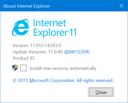 Towards Internet Explorer 11 Compatibility