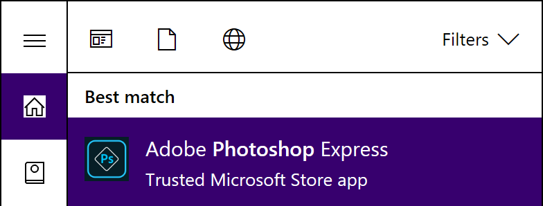 The app is from Microsoft Store.