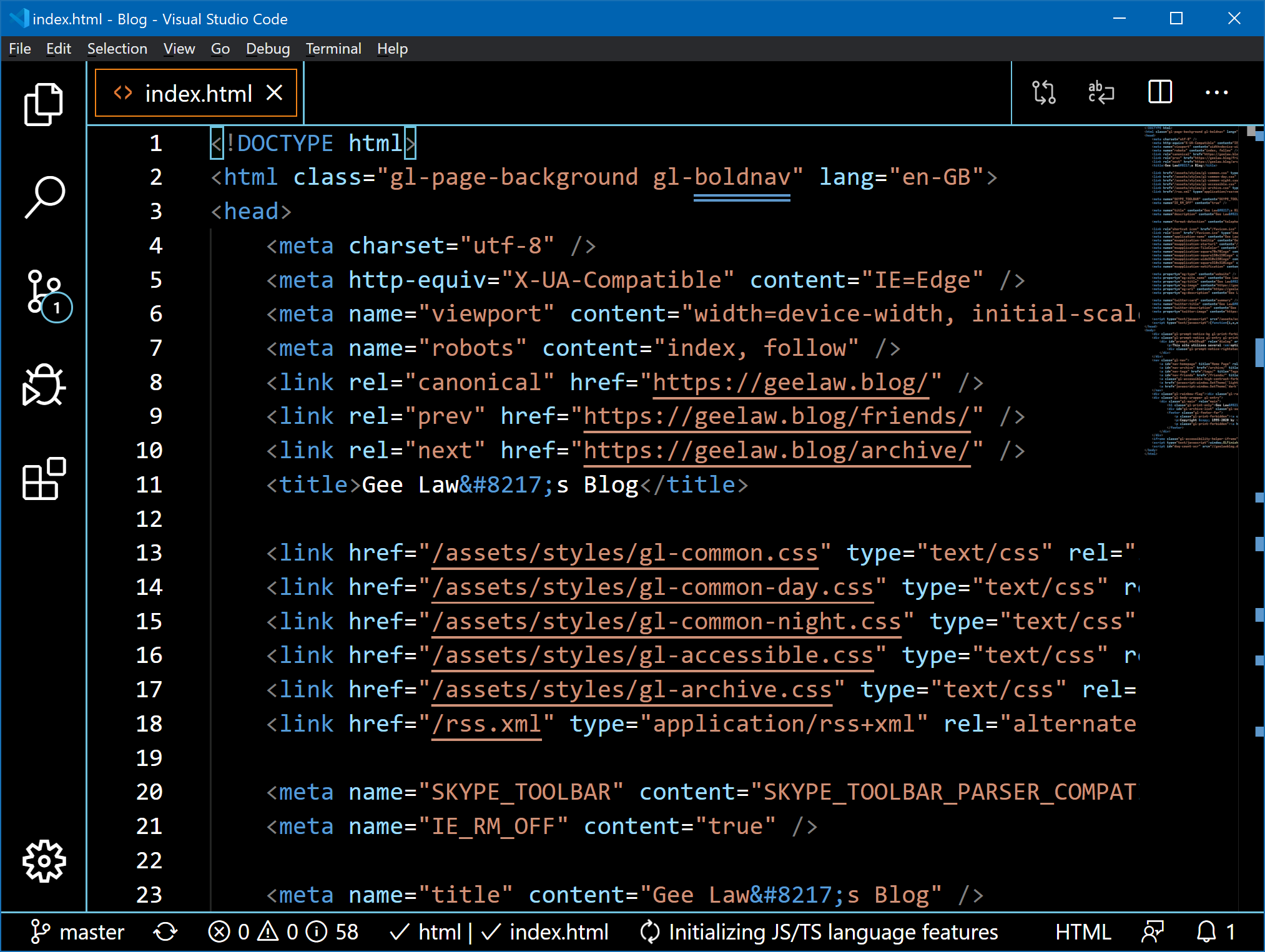 Coding in HTML