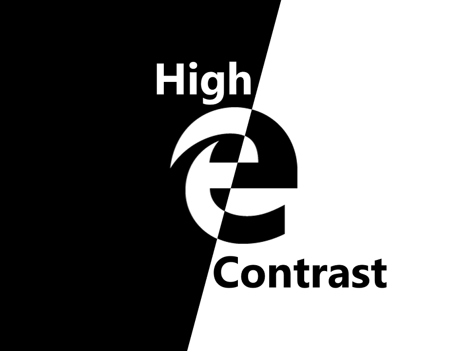 Microsoft Edge sometimes computes wrong colour in High Contrast theme